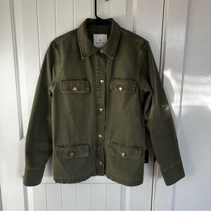Anine Bing Corey Jacket Size Small Army Green